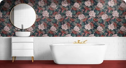 12 razones por las que el papel tapiz pertenece a tu baño
